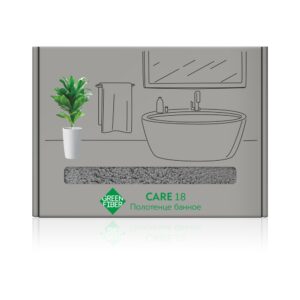 Полотенце банное Green Fiber CARE 18, серое