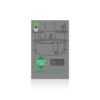 Длинная мочалка-скраб Green Fiber CARE 20, серая
